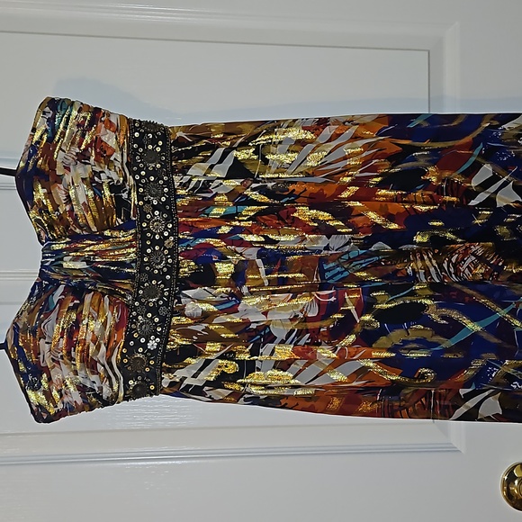 Oleg Cassini Strapless Dress Size 8 - Picture 5 of 8